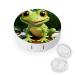 Contact Lens Case Cute Frog Portable Travel Contact Lens Box Contact Lens Storage Box