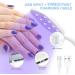 AORAEM 12W LED Nail Lamp | Portable Gooseneck Gel Polish Dryer | Professional White Nail Light - Buy Online on GoSupps.com