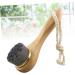 FOYTOKI Skin Cleaning Brush Facial Scrub Brush Wooden Face Cleaning Brush Cleansing Brush Scissor Sleeve Wooden Skin Brush Exfoliating Brush Beech Facial Brush Scrubber Bamboo Long Handle - Buy Online on GoSupps.com