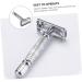 Minkissy Manual Hairdressing Razor for Men - Chrome-Plated Double-Sided Shaver & Holder | Premium Alloy Design | Ideal for Precision Shaving - Buy Online on GoSupps.com