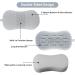 MENDY Silicone Body Back Scrubber - Exfoliating Bath Body Brush - Buy Online on GoSupps.com