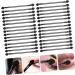 FOMIYES 60 Pcs Double Ended Eyeshadow Brush Makeup Sponge Foam Makeup Brush Beauty Eyeshadow Brush Suite Mix 12x1cmx2pcs Blackx2pcs - Buy Online on GoSupps.com