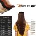 SEGO Clip-In Extensions - Real Hair 40 cm Dark Brown #2 8 Wefts Heat Resistant Hairpiece for Easy Styling - Buy Online on GoSupps.com