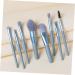 BELLIFFY 8pcs Powder Brush Eyeshadow Makeup Cosmetic Face Brushes Makeup Face Brushes Facial Kit Blue Wooden - Buy Online on GoSupps.com