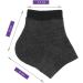 4 Pairs Heel Moisturizing Gel Socks for Dry Cracked Heels - Open Toe Spa Lotion Socks for Men and Women - Buy Online on GoSupps.com