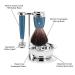 M hle Rytmo Razor Set - Vegan Shaving Brush & Bowl - Luxurious Petrol Blue Handles - International Shipping Available - Buy Online on GoSupps.com
