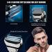 MAX-T Electric Shaver for Men - Wet & Dry, USB Rechargeable, Pop-Up Trimmer | IPX7 Waterproof Foil Razor - Black - Buy Online on GoSupps.com