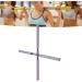 2022 New Ozgkee 2 PCS Yoga Sticks - Stainless Steel Humpback Correction Training Tool for Posture & Stretching - Purple Home Fitness Equipment - Buy Online on GoSupps.com