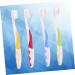 Clispeed Kids Toothbrush Set - 4 Soft Bristle Toothbrushes & Tongue Cleaner for Children & Babies | Oral Care Tools with Silver Ion for Pregnant Women - International Shipping Available - Buy Online on GoSupps.com