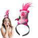 Women Funny Hair Clip - Stuffed Capybara Girls Funny Hair Clip Stage Performance Cute Hair Accessory Teen Girls Fashion for Beach Face Cleansing Makeup Pink
