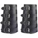 Baoblaze 2X Leather Arm Cuffs - Unisex Medieval Bracers & Viking Arm Protectors | Durable Black Armguards for International Shipping - Buy Online on GoSupps.com