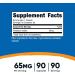 Nutricost Potassium Iodide (KI) 65mg - 90 Capsules | Vegetarian, Non-GMO, Gluten-Free - Buy Online on GoSupps.com