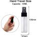 JamHooDirect 8Pcs 30ml Spray Bottle Empty Plastic Fine Mist Travel Atomiser Set with 2 Funnels - Clear Refillable & Reusable Mini Travel Bottles Toiletries Liquid Containers for Cosmetic (4 Colors) - Buy Online on GoSupps.com