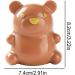 Bear Finger Nail Brush | Adorable Bear Soft Stiff Bristles Scrubber Creative Deep Clean Easy To Grasp Gentle Bristles Kids Nail Brush For Men Toes Brown - Buy Online on GoSupps.com