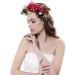 Ever Fairy Flower Crown Headband with Adjustable Ribbon for Women Girls Hair Accessories - Buy Online on GoSupps.com