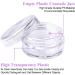 50 Transparent 5ml Cosmetic Containers - Travel-Friendly Screw Cap Jars for Creams Lip Balm and Nail Art - Buy Online on GoSupps.com