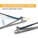 Long-Stem Nail Clippers with Magnifying Glass - Ideal for Pregnant Overweight & Seniors | 60cm Easy Grip Design - Buy Online on GoSupps.com