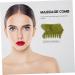 Frcolor Xiuyan-Jade Massage Tools Set - 4 Piece Gua Sha Combs & Plates for Back Body & Head Massage | International Shipping Available - Buy Online on GoSupps.com