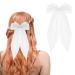 Large Hair Bow for Women Girls Big Bow Clips French Barrette Bowknot Hair Clip with Long Tail Wedding Hair Accessories