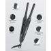 Wavytalk 3/10 Inch Mini Hair Straightener - Fast Heating Titanium Flat Iron for Short Hair & Pixie Cuts - Adjustable Temp Settings - Dual Voltage - Black - Buy Online on GoSupps.com