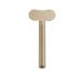 KePu Natural Brass Tube Toothpaste Squeezer Roller,Metal Ointment Wringer Key, Gel Extruder Rolling Tool Simple and Practical for Bathroom,Kitchen,Salon,Painting Room (Brass)