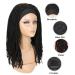 Lady Miranda Black Dreadlock Headband Wig for Women and Men - Medium Twist Afro Synthetic Dreadlock Wig - Buy Online on GoSupps.com