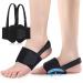 Arch Support Inserts for Plantar Fasciitis Relief Adjustable Arch Support Bands with Buil-in Orthotics cushion Foot Arch Support for Pain Relief with Gel Pads for Flat Feet High & Fallen Arch (Black)