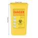 1L Sharps Container for Needles Tattoo Plastic Biohazard Needle Disposal - Red/Yellow - Buy Online on GoSupps.com