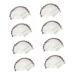 FOMIYES 96 Pcs Eyebrow Stickers Makeup Tools Eyebrows Eyebrow Tattoos Stickers Black Eyebrow 4d Artificial