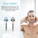Minkissy 24 Bei-Shaver Holder with Suction Cup - Razor Stand for Shower & Bathroom | Space-Saving Wall Hook Organizer - Buy Online on GoSupps.com