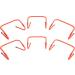 Agility Hurdles Training Equipment - 6pk Speed and Plyometric Set for Soccer and Football - Buy Online on GoSupps.com