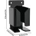 Jingling Self-Adhesive Toothbrush & Razor Holder for Shower Electric Shed Organizer in Black | Durable Storage Solution for Toiletries - Buy Online on GoSupps.com