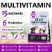 15 in 1 Multivitamin with Glucosamin and Probiotic Soft Chews (2 Packs) for Dogs. Multivitamin for Hip Joint Skin Coat Gut Health and Immune System with Duck Flavour for All Dogs (120 Chews). - Buy Online on GoSupps.com