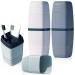 Aicynic toothbrushes etui 3 pieces of tooth cleaning cups travel toothbrushes etui travel set sortable toothbrush cup plastic for travel camping at home school