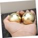 Magiclulu Brass Hand Training Massage Balls - Perfect for Palms & Finger Fitness | Enhance Grip & Relaxation - Buy Online on GoSupps.com