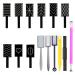 5 pieces nail magnet stick set mknzome nail magnet pen and strong magnet stock puncture pencils for DIY 3D magnetic cat eye uvgel Polish nail art (15 pieces)