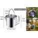 BeGrit Stainless Steel Camping Coffee Percolator Kettle with Handles and Lid - Portable Tea Pot for Hiking, Camping, and Picnic - Buy Online on GoSupps.com