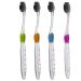 Vivid Ultra Soft Bristle Toothbrush For Sensitive Gums - Elastic Rubber Neck - For Dental Orthodontic Use (Pack of 12)