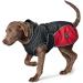 HUNTER Uppsala Cozy Dog Coat | Winter Water-Repellent & Reflective | Size 30 | Anthracite/Red - Buy Online on GoSupps.com