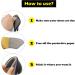 Lmyicuk Heel Grips Liner Cushions Inserts - Prevent Heel Slip and Blister - Mix Colour - Buy Online on GoSupps.com