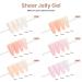 Beetles Gel Nail Polish Set - Ballet Dress Collection | 6 Shades of Milky White, Sheer Pink, Nude, Jelly & Transparent | Soak Off UV DIY Manicure Kit for Women - Buy Online on GoSupps.com