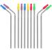 12PCS Multicolored Silicone Straw Tips - Food Grade Covers for 1/4 Inch Stainless Steel Straws - 6mm Outdiameter - Eco-Friendly Accessories - Buy Online on GoSupps.com
