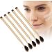 Toothbrush Brush Soft Hair Gold Electroplating Handle Double Ended Makeup Eyebrow Brush Multiple Use for BB Cream Brow Powder Ergonomic Handle Makeup Brush Set with - Buy Online on GoSupps.com