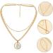 KESYOO Clavicle Chain A Necklace Fashion Necklaces for Women Trendy Collarbone Chain Necklace Miss Metal - Buy Online on GoSupps.com