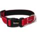 Lonto Durable Nylon Dog Collar - Size L Soft Padded 360 Reflective Click Closure Metal Ring - Red - Buy Online on GoSupps.com