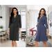OCCIENTEC Women's Maternity Nursing Robe & Hospital Gown - Navy XL - Buy Online on GoSupps.com