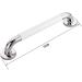 Bathroom Grab Bar Non-slip Stable And Safe Stainless Steel Handle Support Rod - Buy Online on GoSupps.com