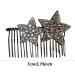 Hair Comb Clips - Shape Hair Finishing Fixer Comb | ABS Upside-Down Comb Hairpin Pentagram Hairpin Hair Finishing Fixer Comb Bridal Hair Pins Hair Accessories For Girls Women - Buy Online on GoSupps.com