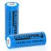 Henreepow 14430 LiFePo4 3.2v Rechargeable Solar Batteries 500mAh LiFePO4 Battery for Outdoor Solar Garden Lights Shaver Flashlight (2pack-Not AA Size) 14430 3.2v 2pack