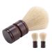 Portable Wooden Handle Shaving Brush for Men - Ideal for Salon Home & Travel | Lotus Wood & Bristle - Buy Online on GoSupps.com